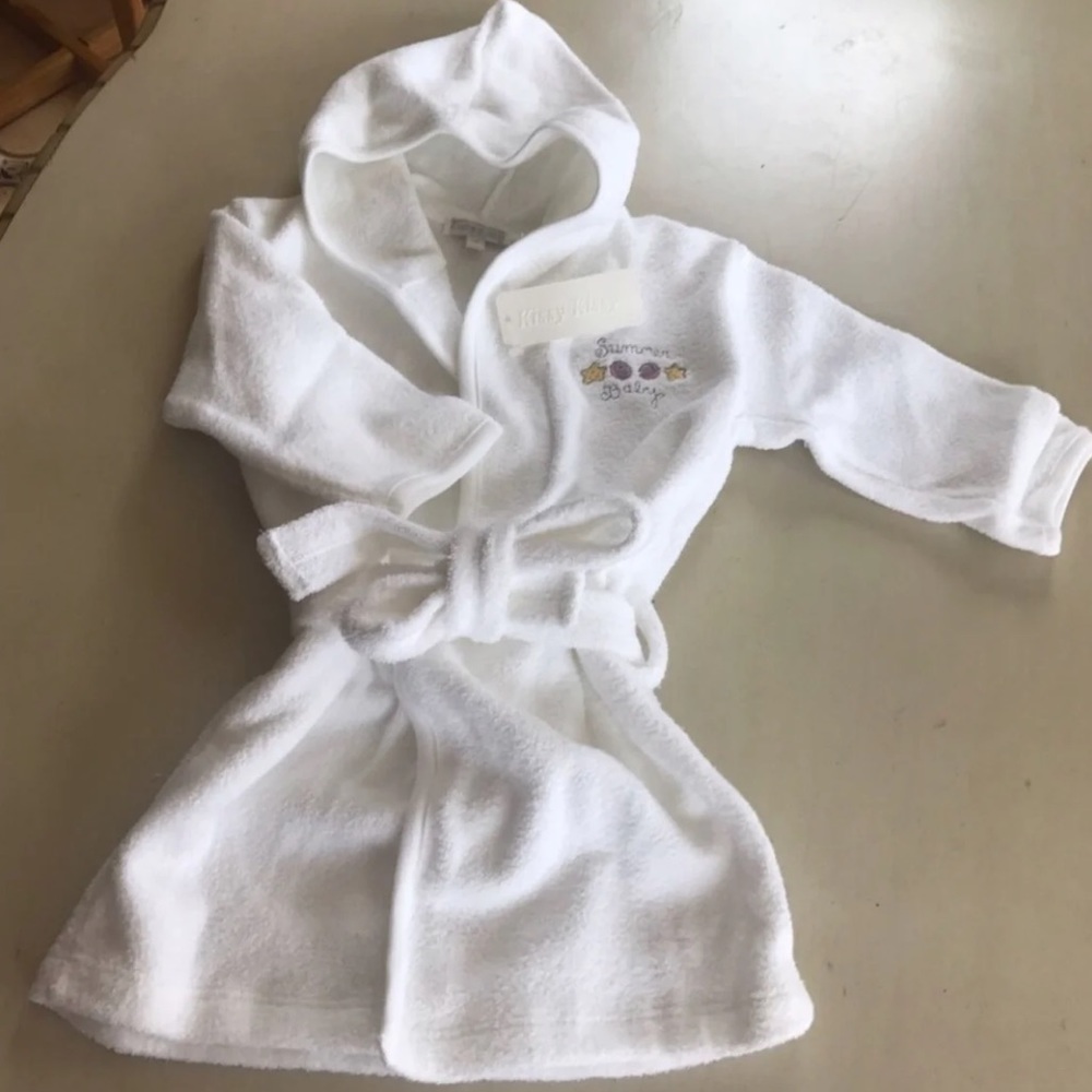 Kissy Kissy Pima Cotton Baby Bathrobe - Picture 1 of 3